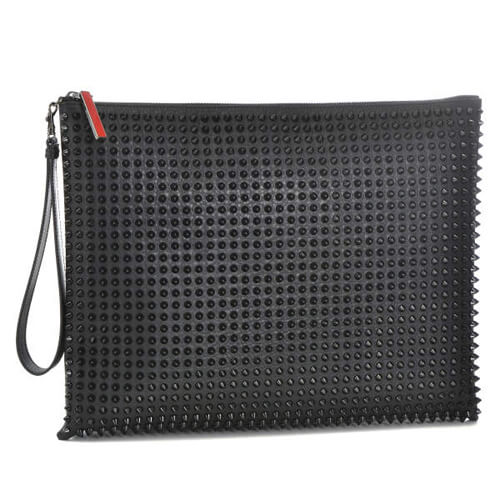 クリスチャンルブタン/CHRISTIAN LOUBOUTIN Peter Pouch クラッチバッグ ブラック 2015年春夏新作 1145048-0001-CM53 